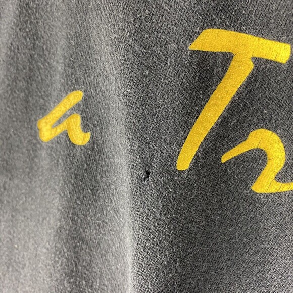 Vintage Mars Musicians Planet Shirt Mens Size L Black Music Store‎ Tee 90s Faded - Picture 4 of 15